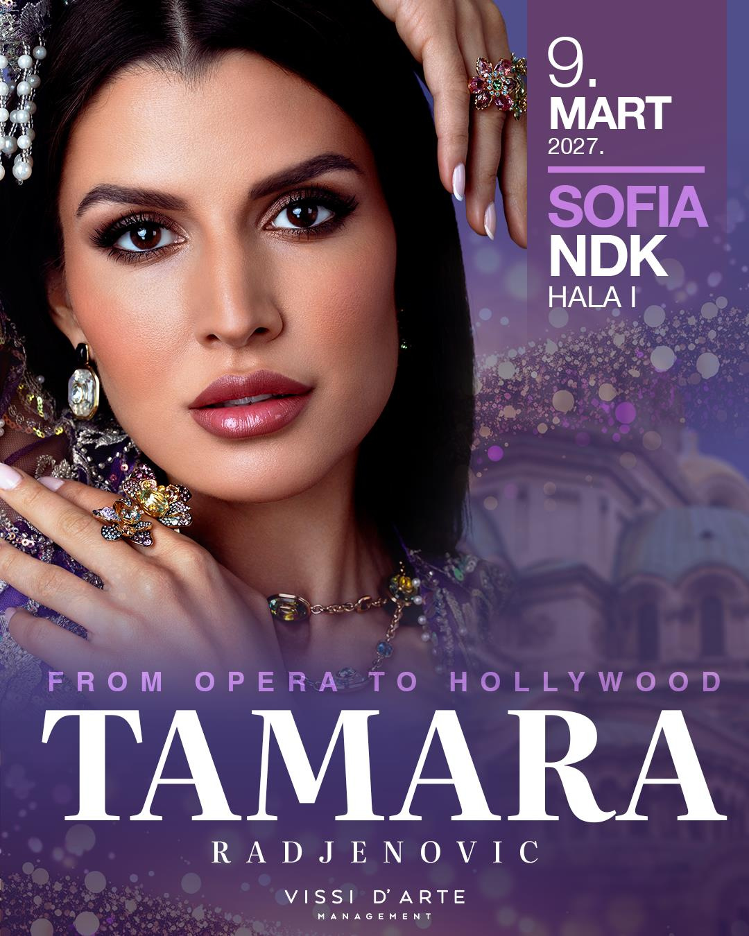 TAMARA RADJENOVIĆ FROM OPERA TO HOLLYWOOD A GRAND SYMPHONIC GALA CONCERT SYMPHONY ORCHESTRA, CHOIR AND SPECIAL GUESTS
